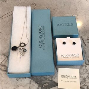 Necklace and earrings